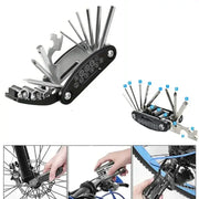 Folding Bike & Motorcycle Repair Tool Kit (16 in 1) by Habicare