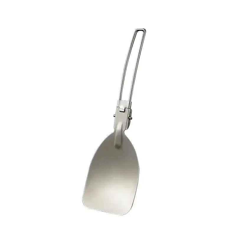Folding Stainless Steel Camping Spatula by Habicare