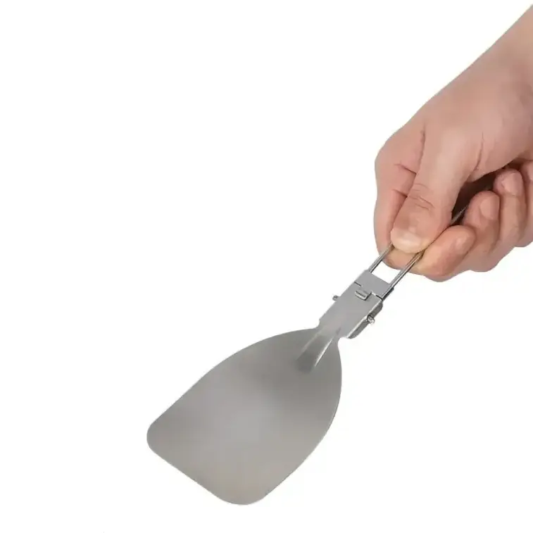 Folding Stainless Steel Camping Spatula by Habicare