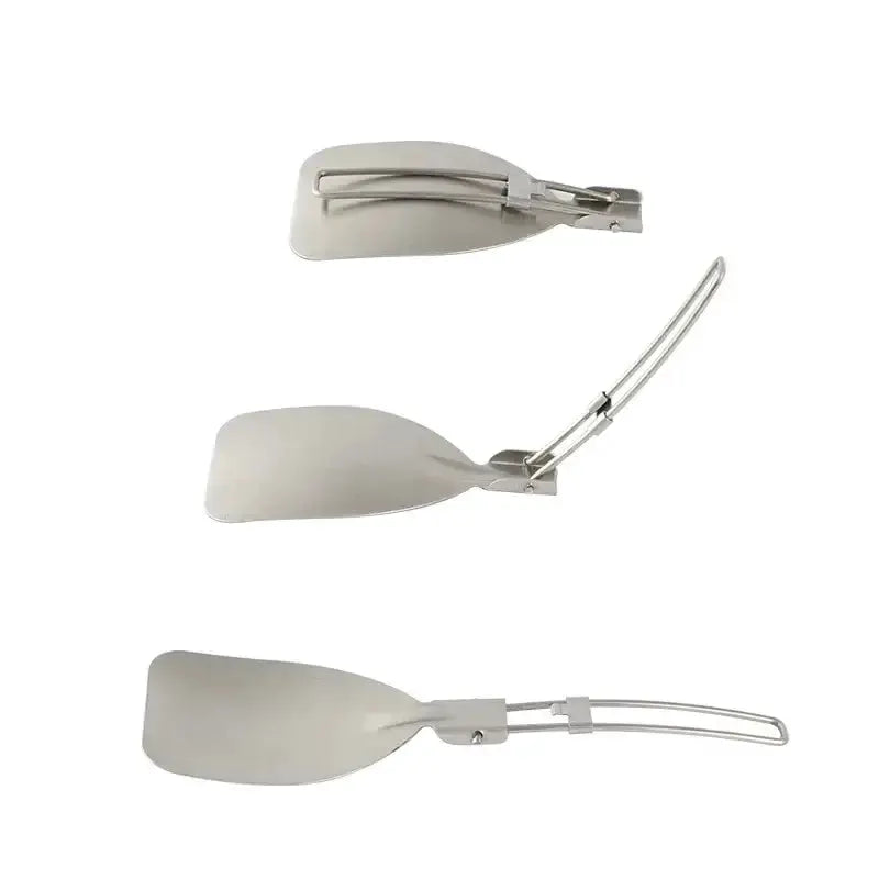 Folding Stainless Steel Camping Spatula by Habicare