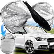 Folding Car Windshield Sunshade Anti-UV Visor (2 sizes available) by Habicare