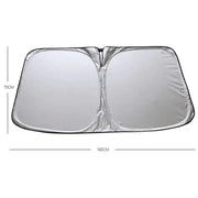 Folding Car Windshield Sunshade Visor by Habicare