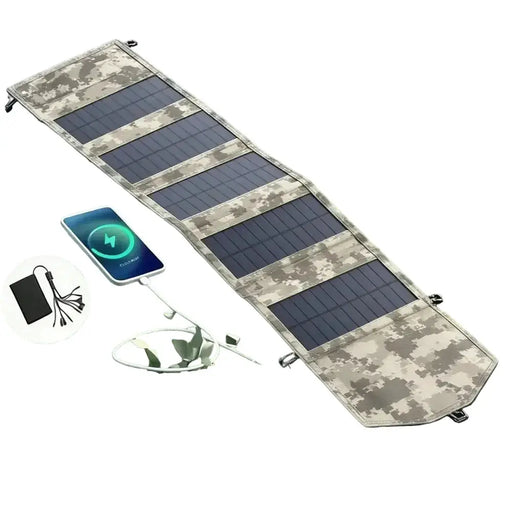Habicare Foldable USB Solar Charger Panel Foldable USB Solar Charger Panel