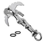 Folding Stainless Steel Grappling Hook – Outdoor Survival Tool by Habicare