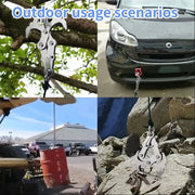 Folding Stainless Steel Grappling Hook – Outdoor Survival Tool by Habicare