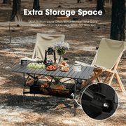 Folding Camping Table – Adjustable Portable Outdoor Table-95cm ZF1252 by ECOTREK