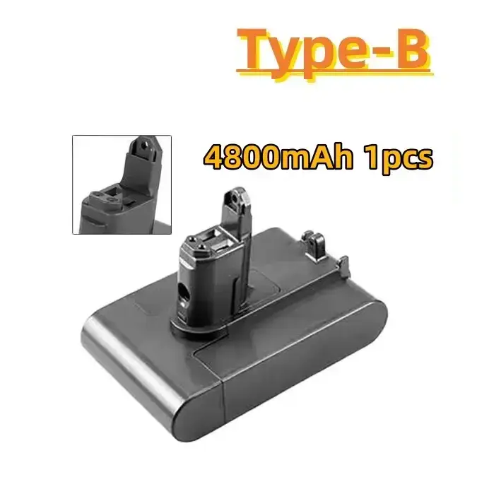 21.6V Replacement Battery & Charger for V6–V8 A/B Type Vacuum Cleaners by Habicare