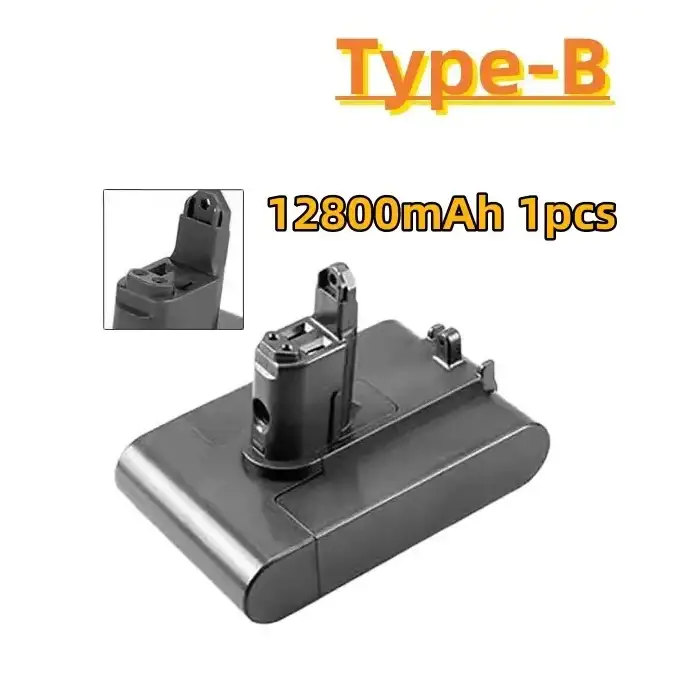 21.6V Replacement Battery & Charger for V6–V8 A/B Type Vacuum Cleaners by Habicare