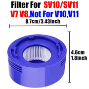 Brush & Filter Replacement Kit for V6–V15 DC Series Vacuum Cleaners by Habicare