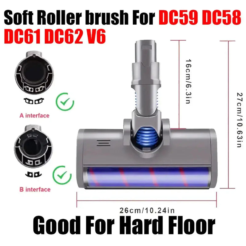 Brush & Filter Replacement Kit for V6–V15 DC Series Vacuum Cleaners by Habicare