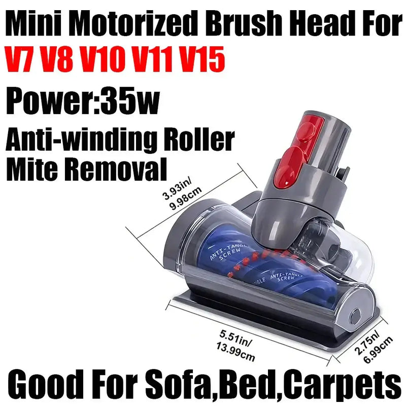 Brush & Filter Replacement Kit for V6–V15 DC Series Vacuum Cleaners by Habicare