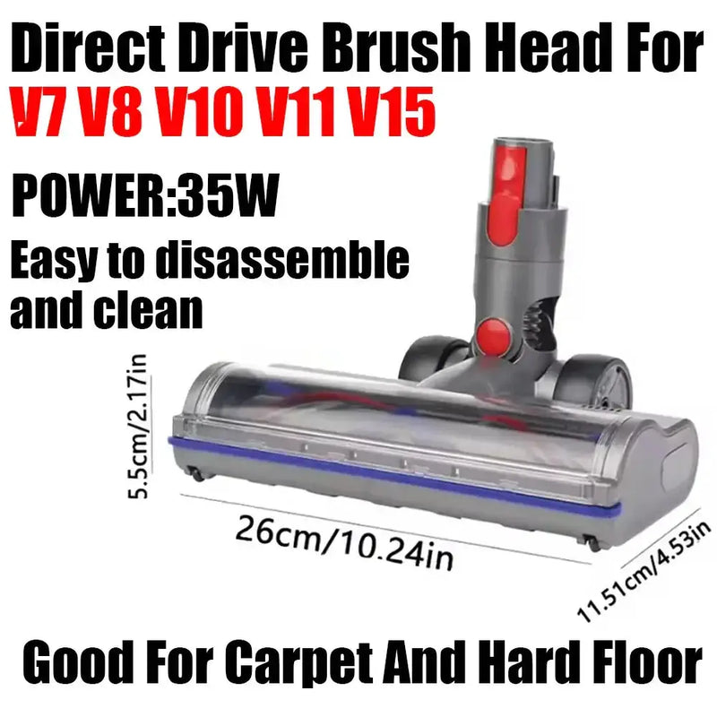 Brush & Filter Replacement Kit for V6–V15 DC Series Vacuum Cleaners by Habicare