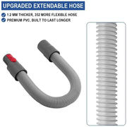 Flat Suction Nozzle & Extension Tube Accessory for V7–V15 Vacuum Cleaners by Habicare