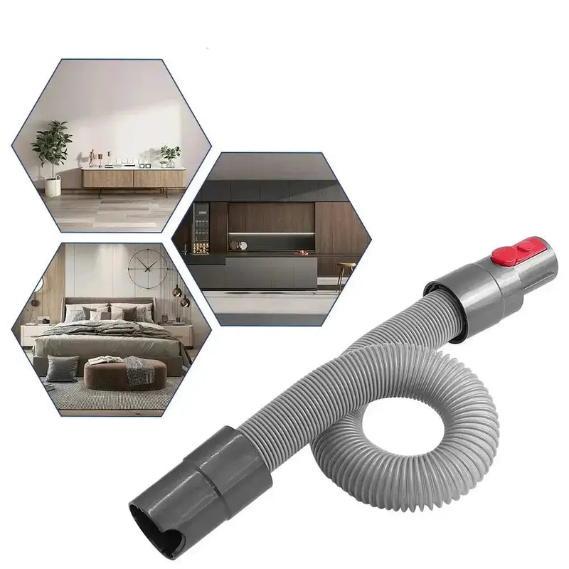 Flat Suction Nozzle & Extension Tube Accessory for V7–V15 Vacuum Cleaners by Habicare