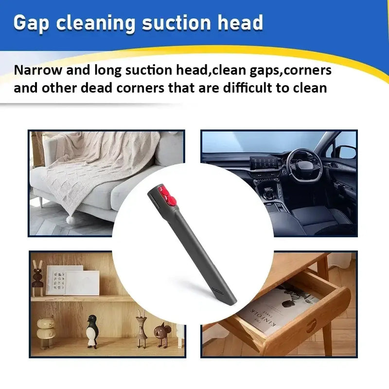Flat Suction Nozzle & Extension Tube Accessory for V7–V15 Vacuum Cleaners by Habicare