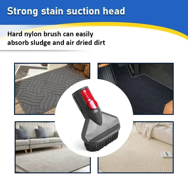 Flat Suction Nozzle & Extension Tube Accessory for V7–V15 Vacuum Cleaners by Habicare