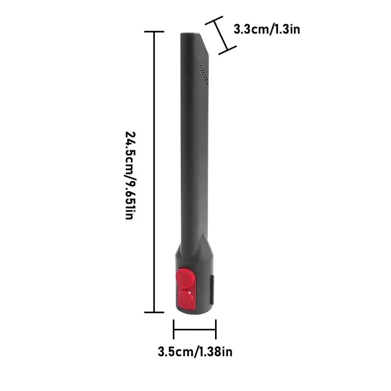 Flat Suction Nozzle & Extension Tube Accessory for V7–V15 Vacuum Cleaners by Habicare