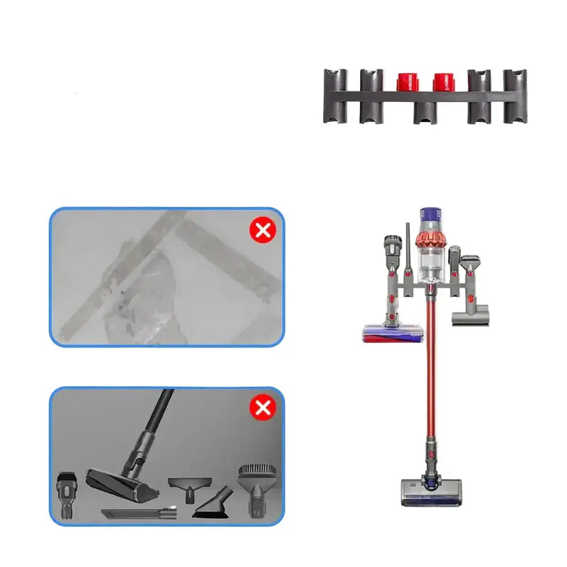 Flat Suction Nozzle & Extension Tube Accessory for V7–V15 Vacuum Cleaners by Habicare