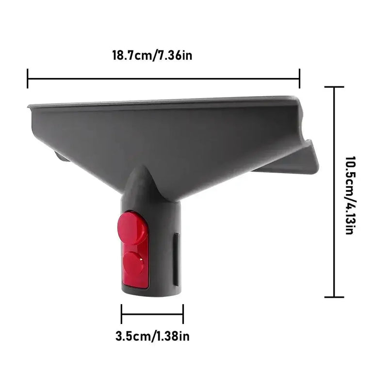 Flat Suction Nozzle & Extension Tube Accessory for V7–V15 Vacuum Cleaners by Habicare