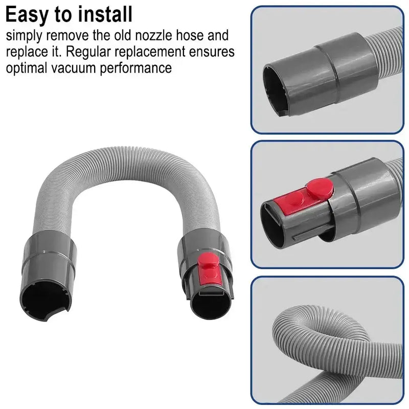 Flat Suction Nozzle & Extension Tube Accessory for V7–V15 Vacuum Cleaners by Habicare