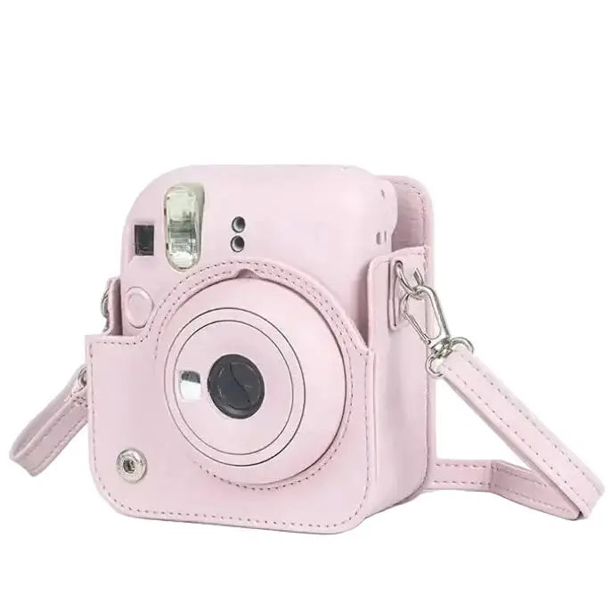 Habicare Instax Mini 12 PU Leather Protective Camera Case with Shoulder Strap Instax Mini 12 PU Leather Protective Camera Case with Shoulder Strap