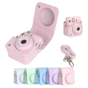 Habicare Instax Mini 12 PU Leather Protective Camera Case with Shoulder Strap Instax Mini 12 PU Leather Protective Camera Case with Shoulder Strap