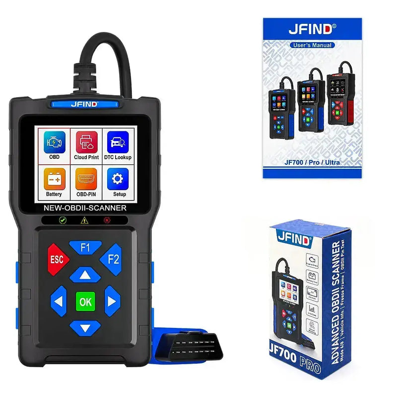 3-in-1 OBD2 Scanner & Battery Tester for Yamaha & Honda Vehicles by Habicare