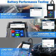 3-in-1 OBD2 Scanner & Battery Tester for Yamaha & Honda Vehicles by Habicare