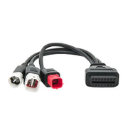 3-in-1 OBD2 Scanner & Battery Tester for Yamaha & Honda Vehicles by Habicare