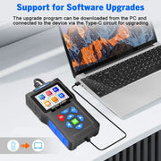 3-in-1 OBD2 Scanner & Battery Tester for Yamaha & Honda Vehicles by Habicare
