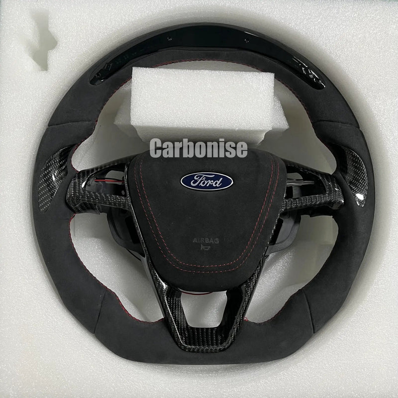 Ford Steering Wheel (Alcantara+Carbon Fiber) @2 by CARBONISE