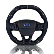 Ford Steering Wheel (Forged Carbon+Perforated Leather) @4 by CARBONISE