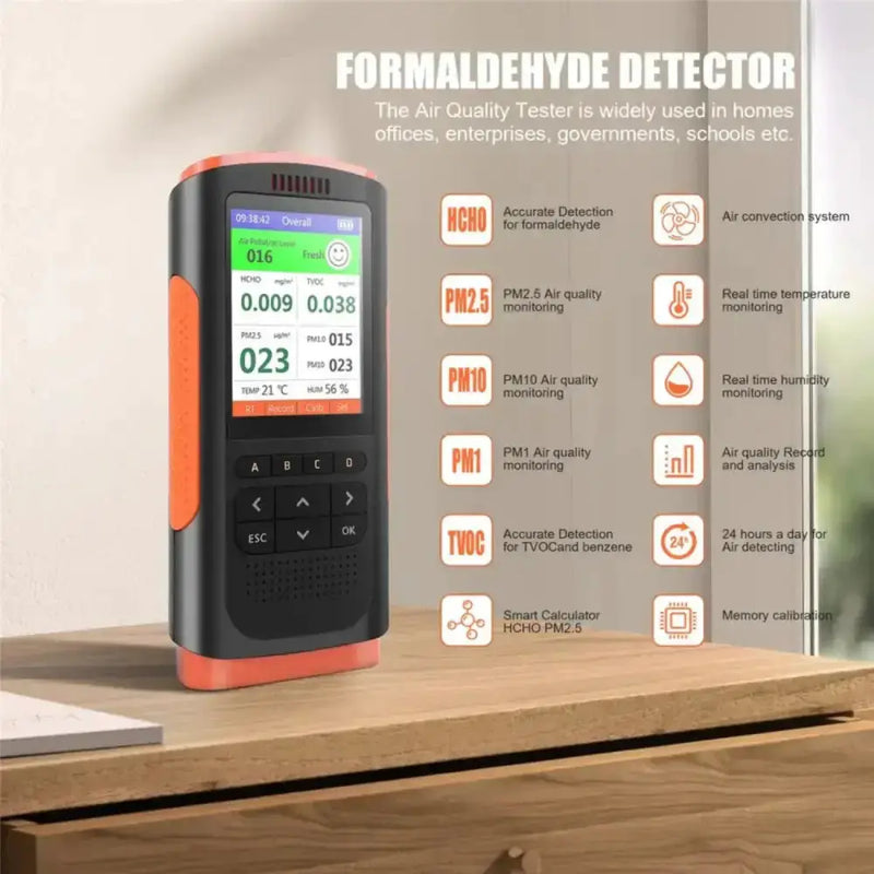 Air Quality Monitor & Formaldehyde Detector by Habicare