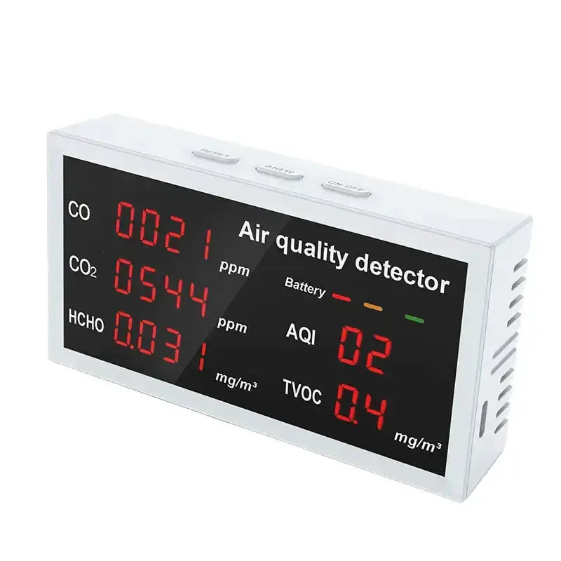 Formaldehyde Detector – Portable Indoor Air Quality Monitor (5-in-1) by Habicare