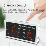 Formaldehyde Detector – Portable Indoor Air Quality Monitor (5-in-1) by Habicare