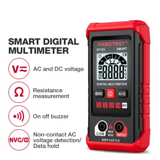 Digital Multimeter True RMS Auto Range DC AC Voltage Tester by salelink.co.nz