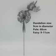 Dancing Fairy Metal Statue Garden Decoration Outdoor Pathway Decorative by salelink.co.nz