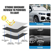 Front Windshield Sunshade Cover by Habicare