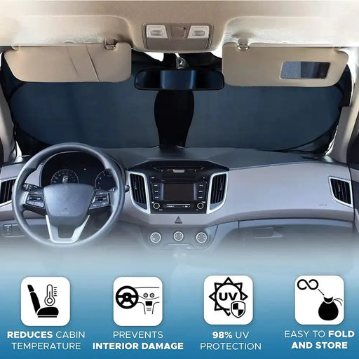 Front Windshield Sunshade Cover by Habicare