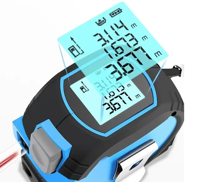 60m 3 in 1 Digital Measure Tape Laser Distance Meter Range Finder by salelink.co.nz