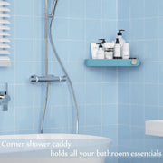 Corner Shower Caddy Bathroom Storage Shelf Holder Rack Adhesive by salelink.co.nz