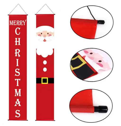 Merry Christmas Decoration Banner Home Outdoor Porch Sign for Xmas Holiday by salelink.co.nz