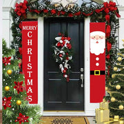 Merry Christmas Decoration Banner Home Outdoor Porch Sign for Xmas Holiday by salelink.co.nz