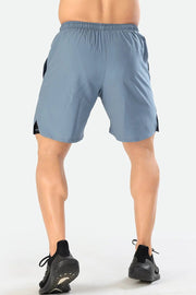 2 in 1 Compression Shorts Light Grey by Fuaark Nz