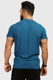 Checks Regular T-shirt Teal by Fuaark Nz
