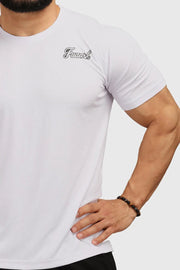 Checks Regular T-shirt White by Fuaark Nz