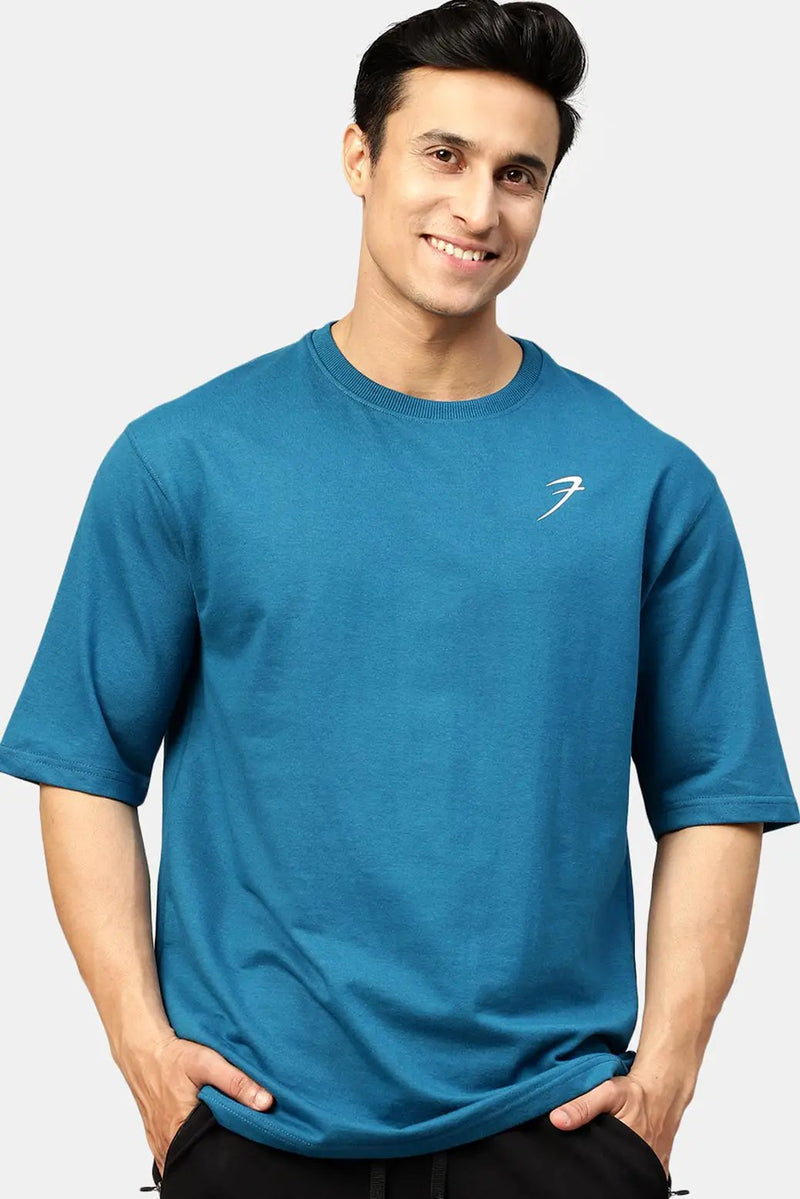 Classic Oversized T-shirt Teal by Fuaark Nz