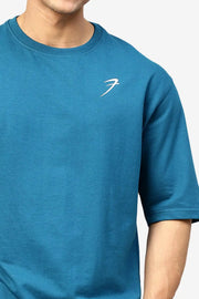 Classic Oversized T-shirt Teal by Fuaark Nz