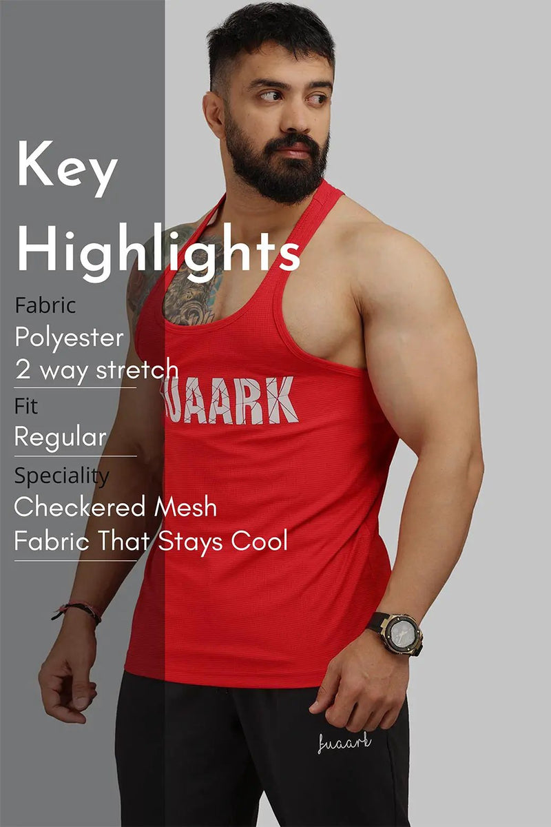 Classic Stringer Red by Fuaark Nz