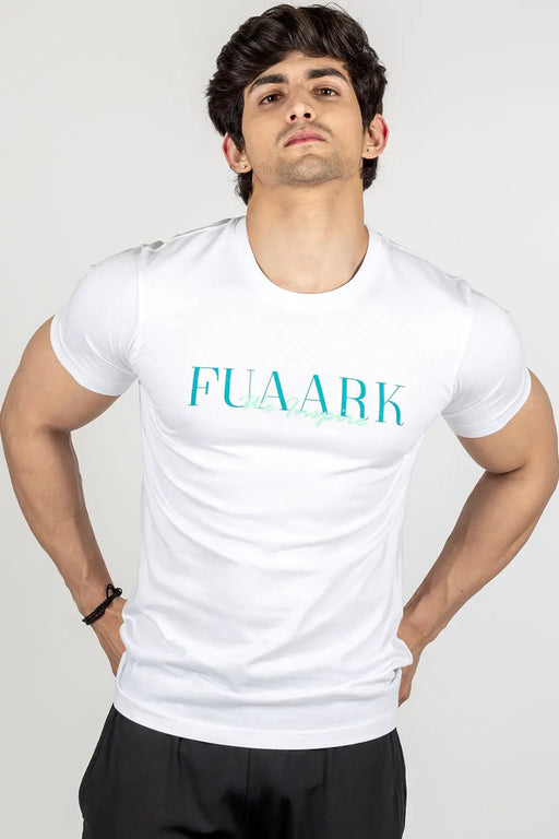 Classic T-shirt White by Fuaark Nz